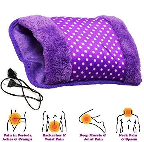 velvet electric pain relief heating bag