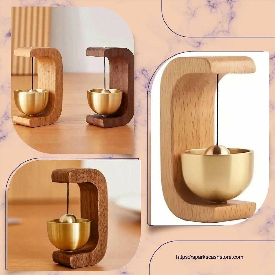 elegant brass door bell meditation singing bowl for home décor