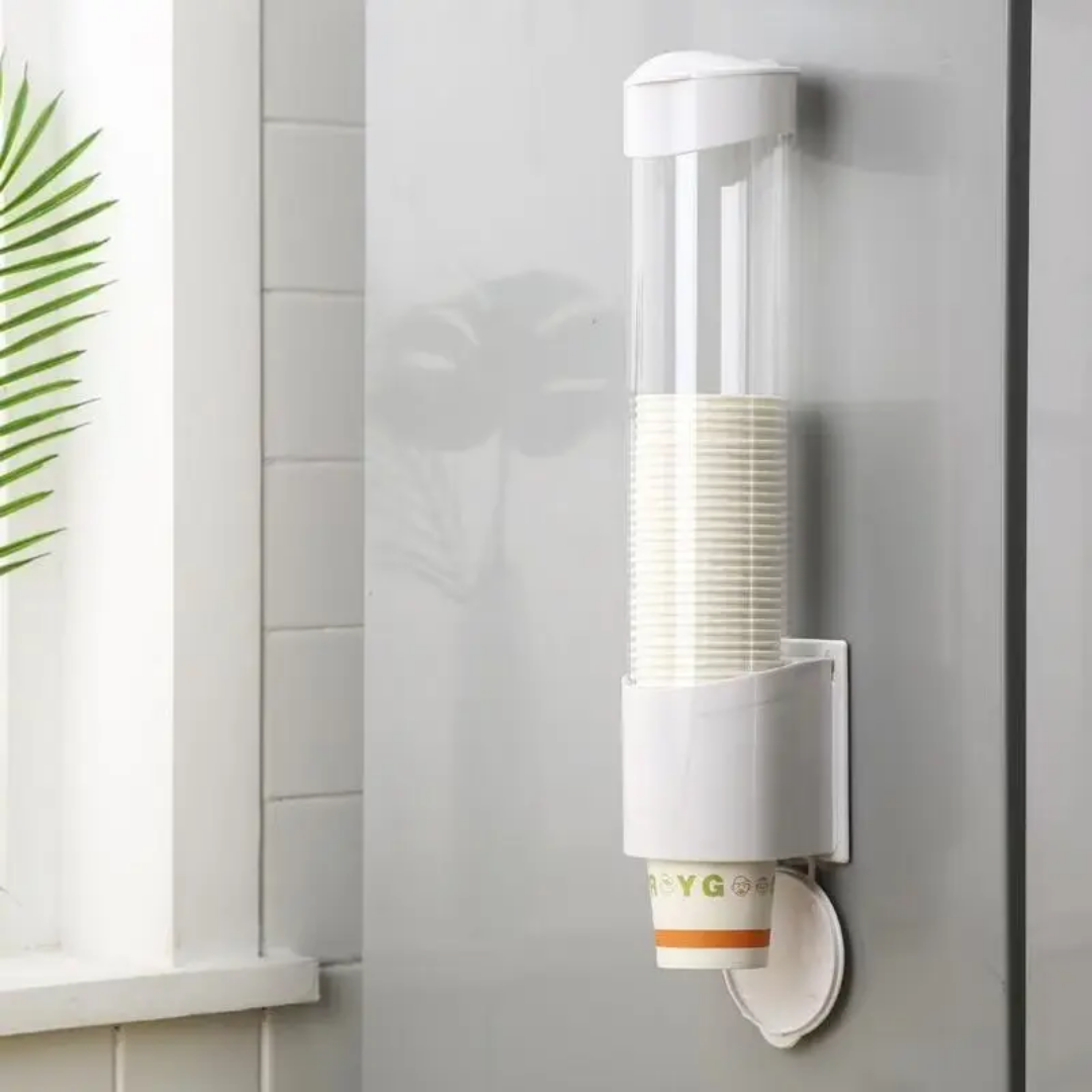 wall mounted disposable cup holder for water dispenser