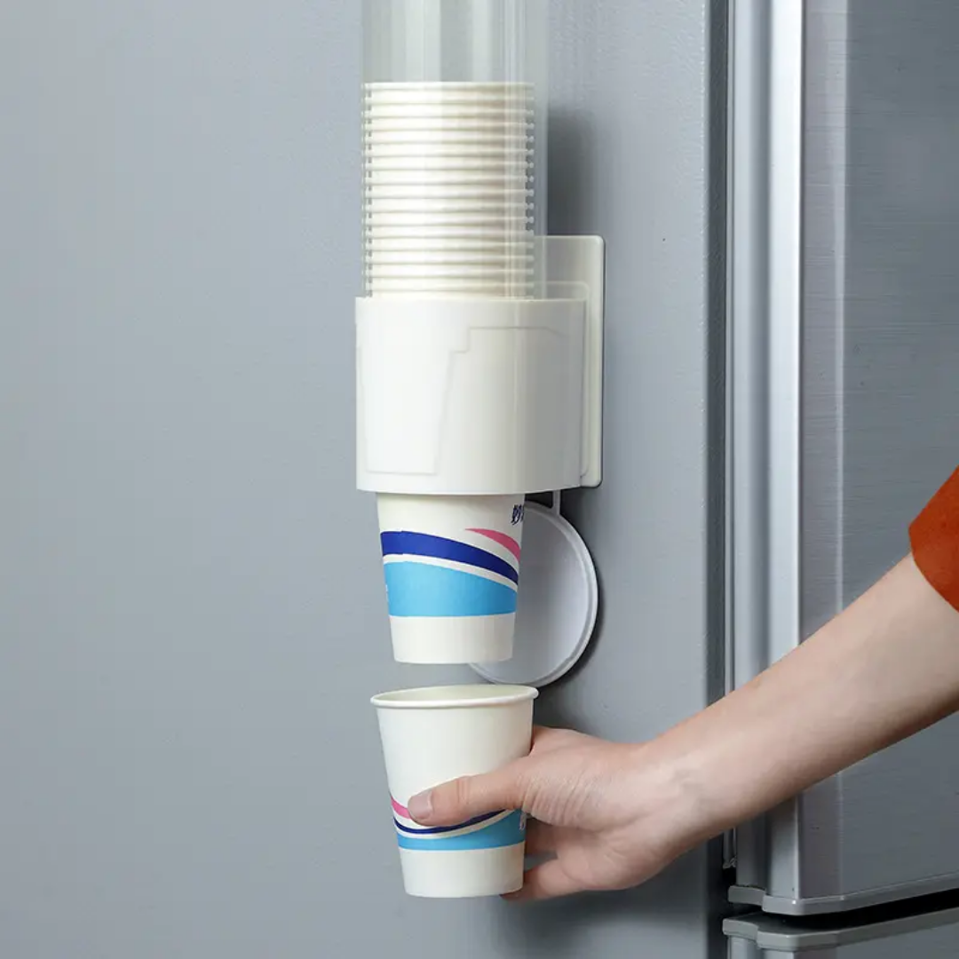wall mounted disposable cup holder for water dispenser