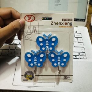 Self Adhesive 3pcs Butterfly Hook