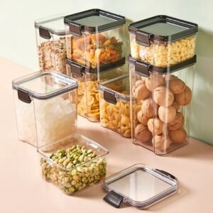 Unbreakable 1600ml 2 Pcs Slice Container