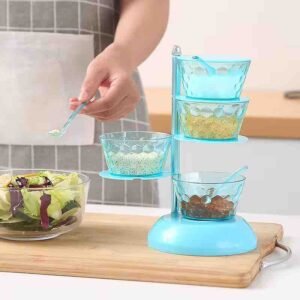 360° Revolving 4 Layer Pickle Container