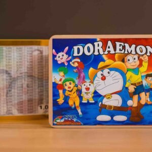 Doraemon Wooden Money Bank