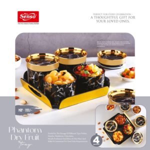 PANTHOM DRYFRUITS TRAY 4 SECTION