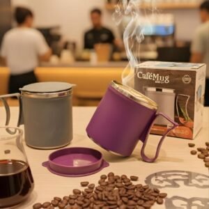 Stainless Steel Cafe Mug