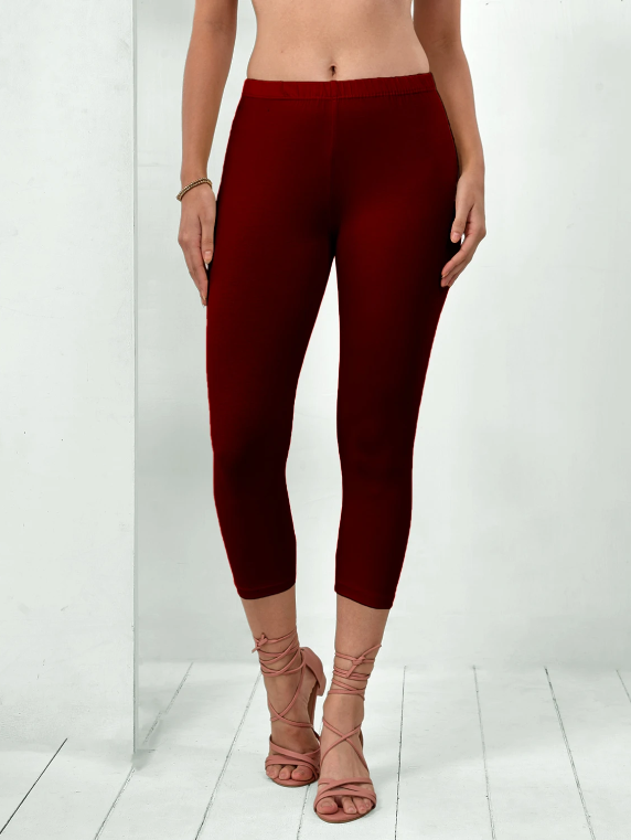 Women’s Stretch Capri Leggings – Comfortable Everyday Fit