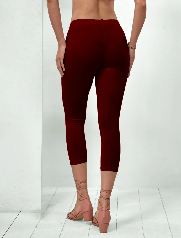 Women’s Stretch Capri Leggings – Comfortable Everyday Fit - Image 2