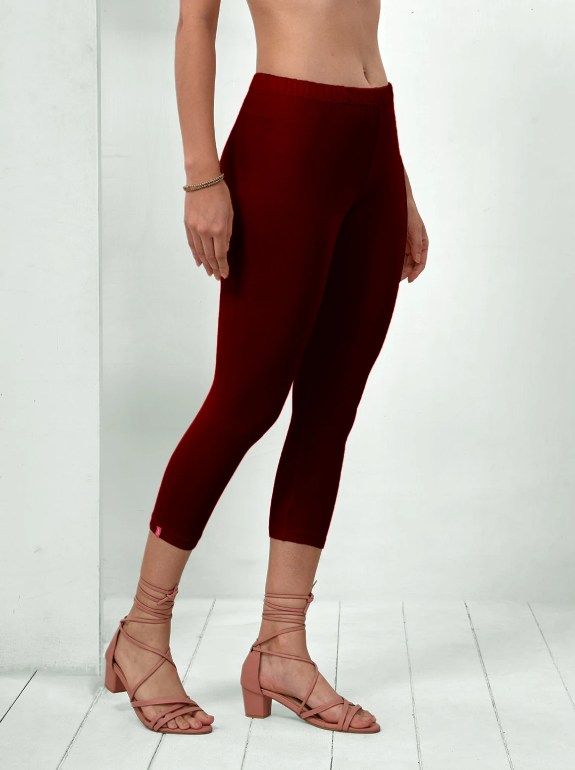 Women’s Stretch Capri Leggings – Comfortable Everyday Fit - Image 4